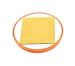 Round Reflector - Amber - Self Adhesive (HEL0412)