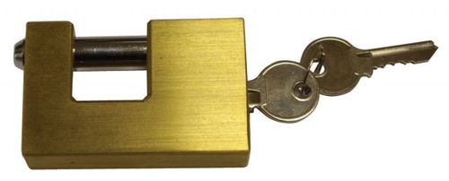 70mm Brass Shutter Padlock - Keyed Alike