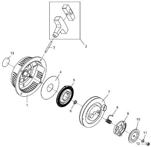 Wacker BH23 Rewind Starter