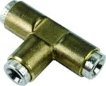 Push-In Brass Tee Connectors 12mm