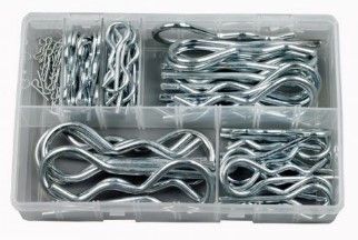 R Clips 2-6mm, 3/16" & 1/4" | Assortment Box Of 75