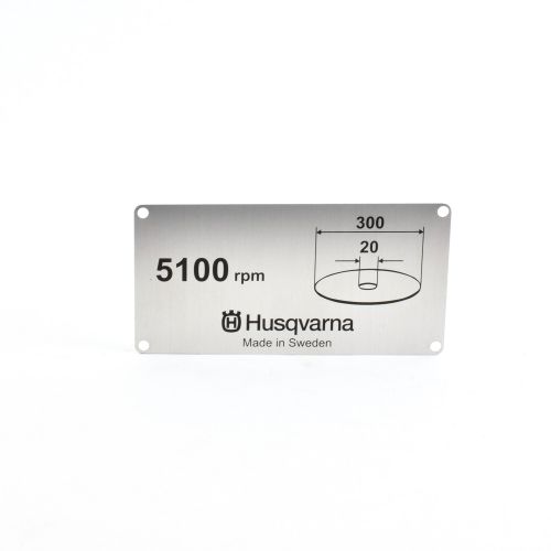 Label 12" 20mm Dia