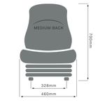 MGV25 C5 Low Profile Cloth Seat (HTL0083)