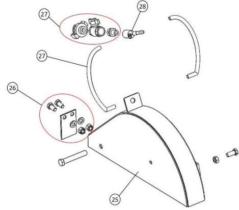 Norton Clipper CS352P Blade Guard Parts