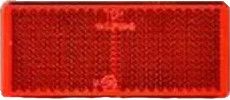 Red Reflector 93X44mm Self Adhesive