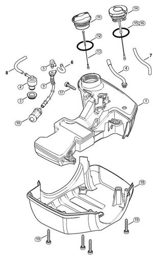 Stihl FS240 Fuel Tank