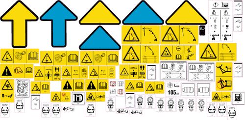 Genie Z45/25Ic Safety Decal Kit