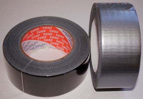 Cloth Coated Duct Tape Silver 50mm