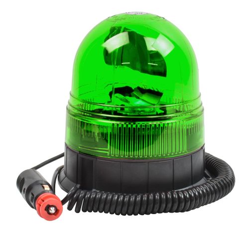 Green Magnetic Rotating Beacon 12/24V