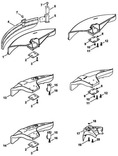 Stihl FS90 Guard Deflector Parts