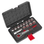 Low Profile Go-Through 14Pc Socket Set