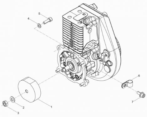 Wacker BS60-2Plus Mounting Parts