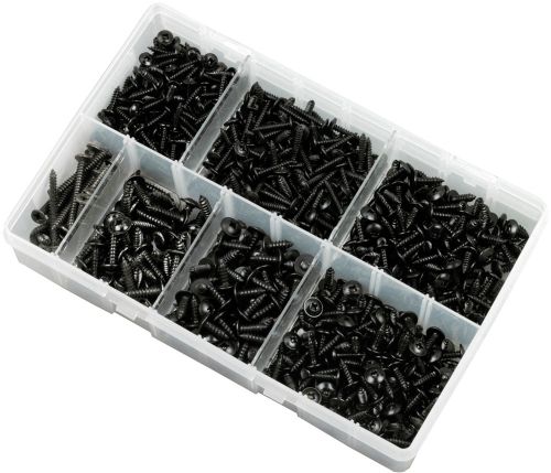 Self Tapping Screws Black Pzd Flange Head