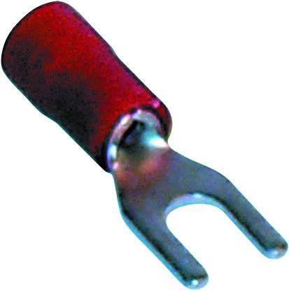 Fork Terminals Red 3.7mm 100Pk