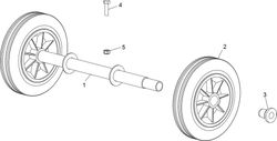 Wheel Kit Axle