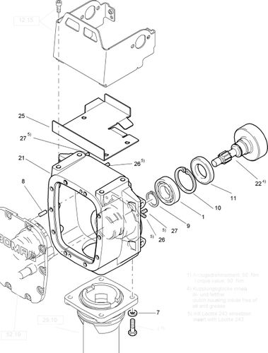 Bomag BT60/4 Gearbox Housing