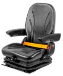 MGV55 Suspension Seat With Switched Orange Belt And Arm Rests (HTL1299)