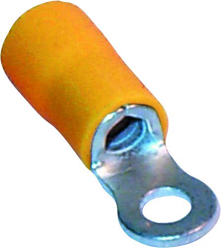 Ring Terminal (Ylw) Size:3.7mm (4Ba) Pk50 - Holworx®