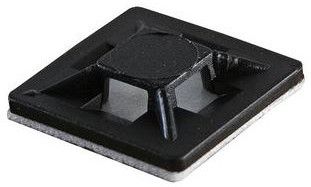 Self Adhesive Cable Tie Base 3.5mm Black