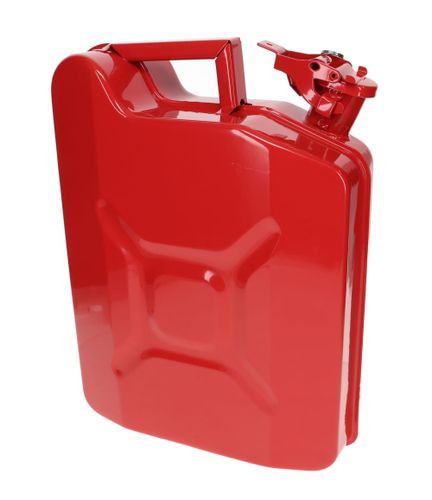 10Ltr Red Steel Jerry Can