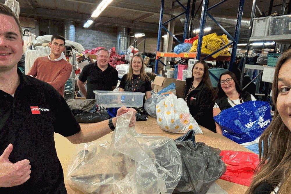 Swapping Spare Parts for Spare Clothes in First Charity Volunteering Day