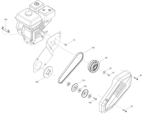 Wacker Neuson BPS1135Bw Engine Drive