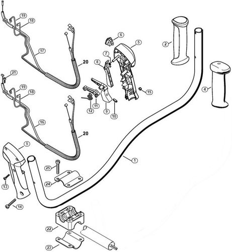 Stihl FS56 C-E Bike Handle