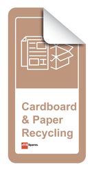 Cardboard & Paper Label 200X400mm