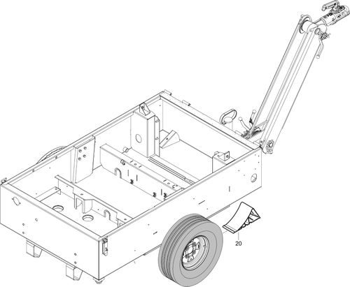 XAS48KD Wheel Chocks 1611814131-00