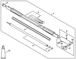 Stihl Km-Ht, Km-Hl Carbon Extension Pole 1m