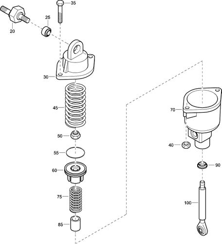 XAS90DD7 Actuating Unit Assy