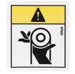 Decal - Caution Moving Parts Symbol