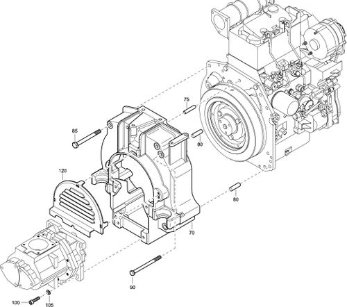 XAS90 Dd7 (G) Engine Coupling
