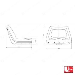 P2 Dumper Pan Seat (HTL0146)