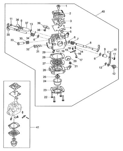 Wacker BS60-2 Carburettor