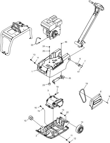 BPU2540A Vibration Plate