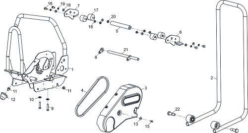 Belle Bedplate Assembly 32, 32S, 40