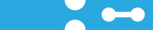 Blue Self-Tie Tags Plain