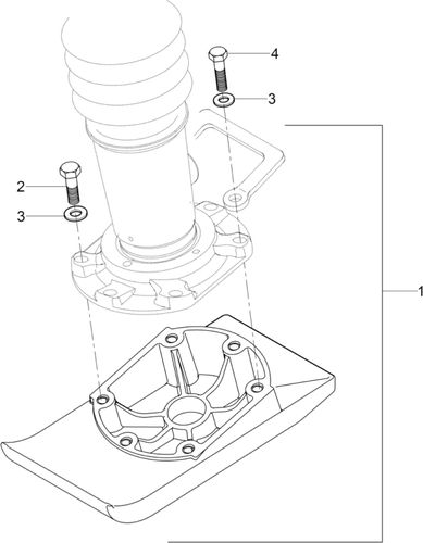 Wacker BS50-4As Ramming Shoe Kit 150mm Cast Iron