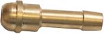 Gas Hose Tail 10mm (3/8") Hose For 3/8" BSP Nut