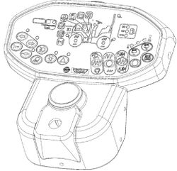 Hamm Complete Dashboard OEM Number: 2314751 (HMP4020)