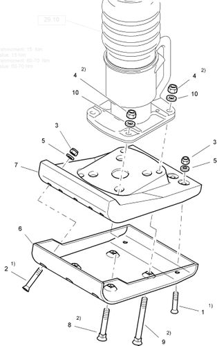 Bomag BT60/4 200mm Foot Plate 13 Degree