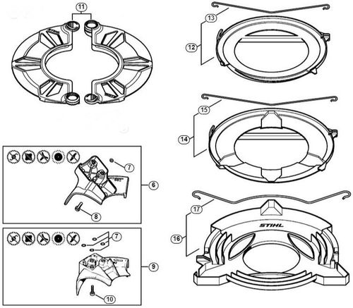 Stihl FS240 Shredder Deflector & Limit Stop