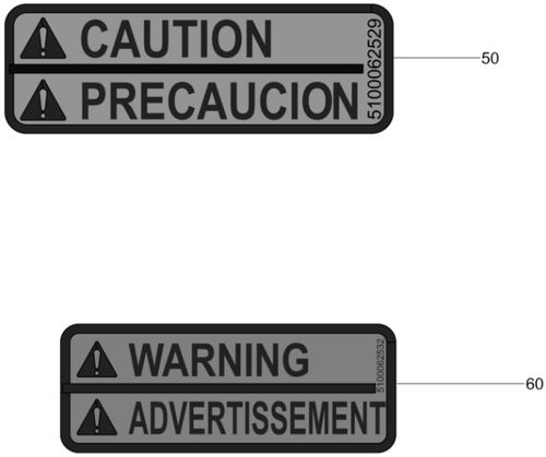 Wacker Neuson Bps1030B Engine Fuel Tank Decals