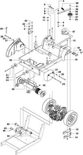 Husqvarna FS520 Frame