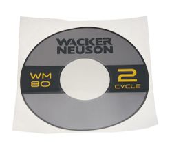 Wacker Neuson Label WM80 - OEM Number: 5100031704