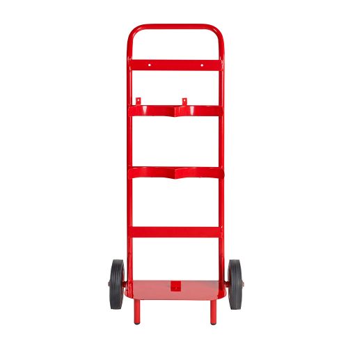 Double Fire Extinguisher Trolley