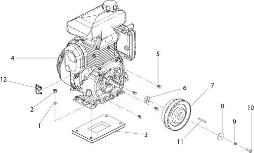 Belle PCLX 320 Engine