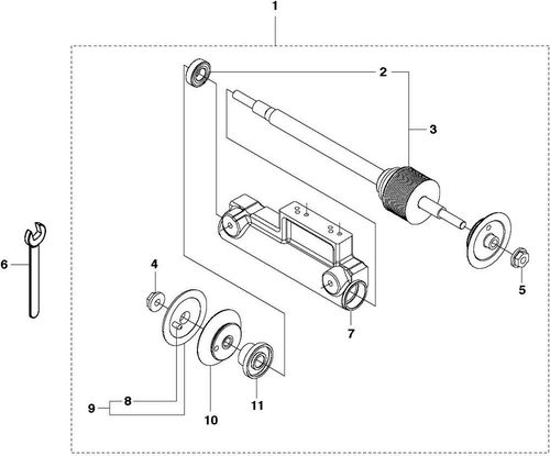 Husqvarna FS520 Bladeshaft