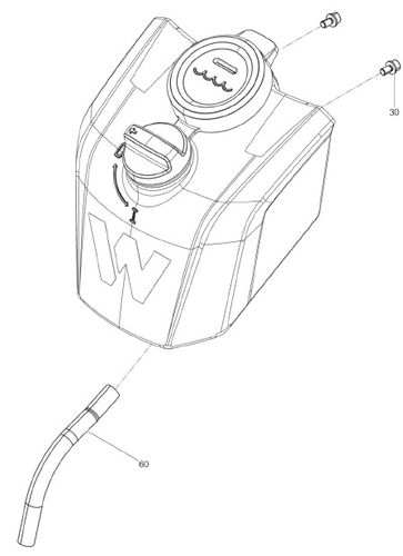 Wacker Neuson BPS1135Bw Water Tank Fixings